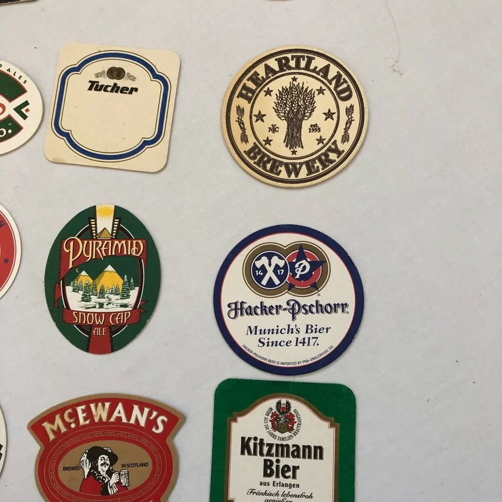 20 Beer Bar Restaurant Coasters Kona Brooklyn Lager Capitol City McEwan's & More